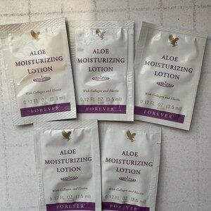 5X FOREVER LIVING Aloe Moisturizing Lotion Samples 3.5 ML EACH